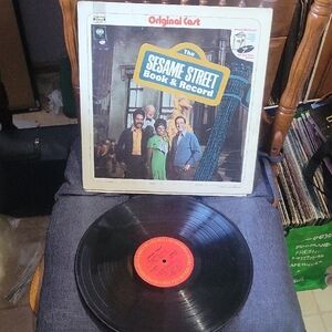 1970~Sesame Street Book & Record Vinyl
